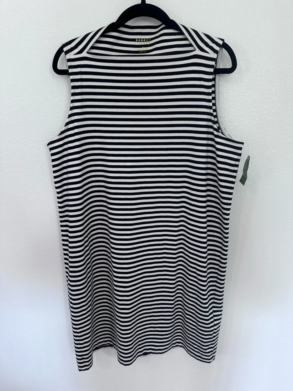 Kate Spade Sleeveless Striped Dress - Black & White - Picture 1 of 4